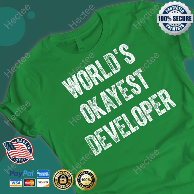 World's Okayest Developer Hoodied Sweatshirt LenteGameDev