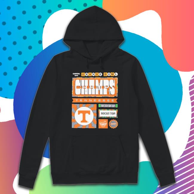 Capital One Orange Bowl Champs Tennessee 2022 Rocky Top Shirts