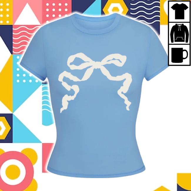 Trending Shop Lana Del Rey Merch Store Blue Cropped TankTop With Ribbon Shoplanadelrey Shop
