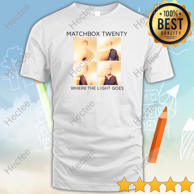 Official Matchbox Twenty Where The Light Goes Tee Shirt
