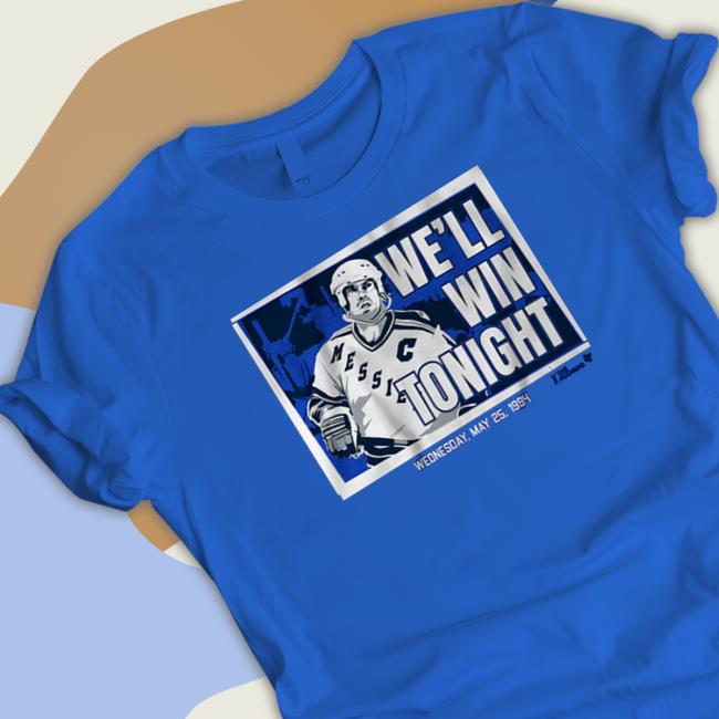 Official Mark Messier We’Ll Win Tonight Wednesday May 25 1994 Shirt