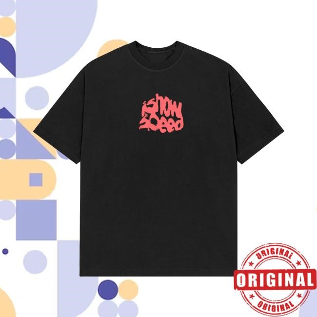 Ishowspeed Store Speed Warp Black Funny Shirt