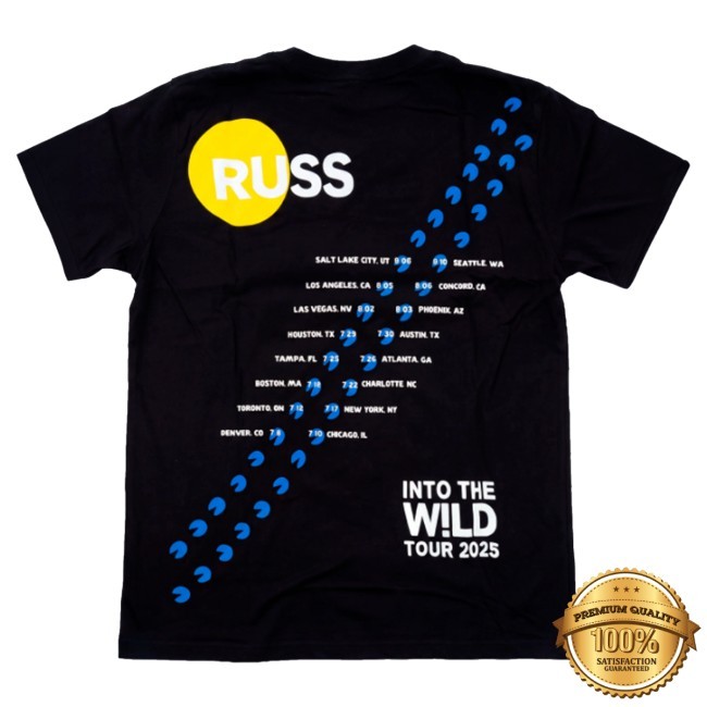 Russ World Merch Store Into The W!Ld Tour Tee Shirt