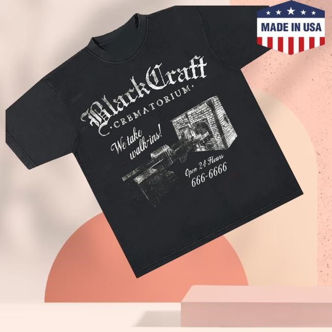 Blackcraft Merch Shop Store Crematorium Tee Shirt