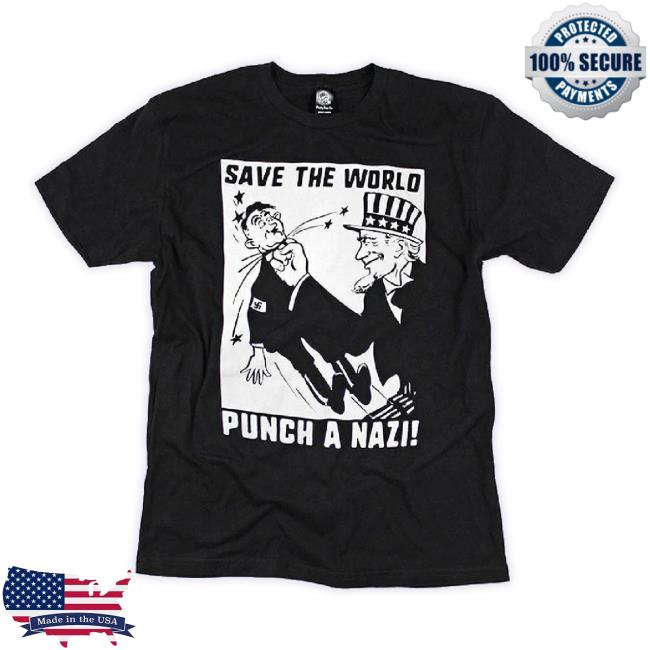 Official Strange-Ways Merch Store Save The World, Punch A Nazi! Sweatshirt Strange-Ways Shop