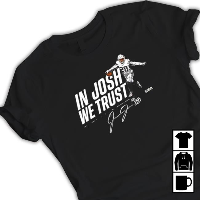 In Josh Jacobs We Trust Josh Jacobs Lv Team Tee
