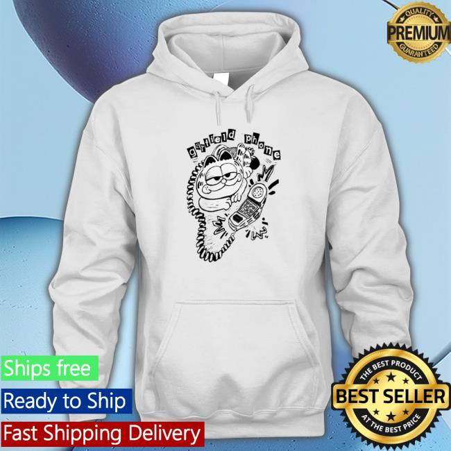 Official Garfield Phone Sweatshirts Official Garfield Phone Sweatshirt