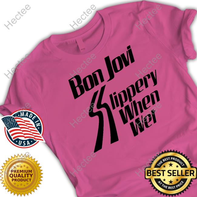 Bon Jovi Slippery When Wet Long Sleeve Tee Slippery When Wet Shirts