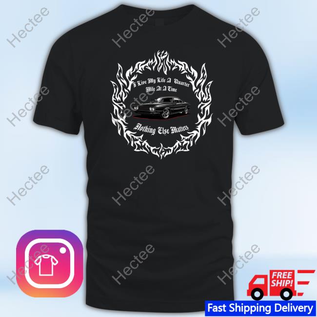 Woodark Fast I Live My Life Tee Shirt