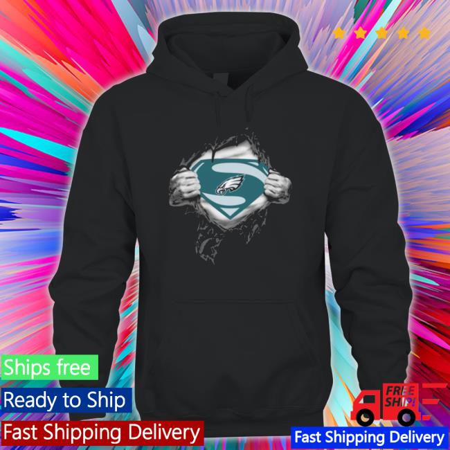 Official Blood Inside Me Superman Philadelphia Eagles Sweatshirt