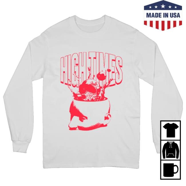 Ambient Inks Merch White High Times Long Sleeve T-Shirt
