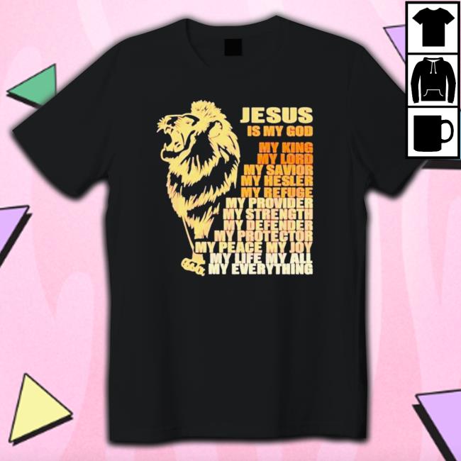 Official Jesus Is My God My King My Lord Black History Month Shirt