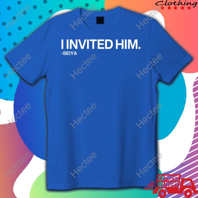 David Kaplan Wearing I Invited Him Seiya Hoodie Obvious Shirts