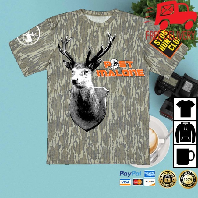 Stoney Hunting Club Camo Youth T Shirt Post Malone Merch Store