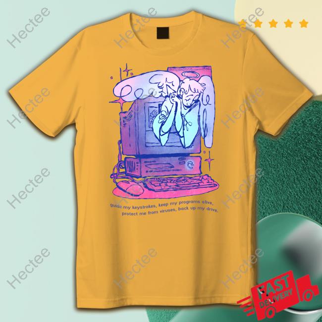 Crvptozoology Guide My Keysfrokes Keep My Programs Alive Protect Me From Viruses Back Up My Drive Sweatshirt