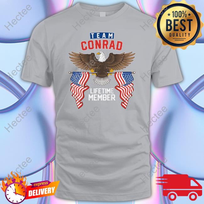 Team Conrad American Eagle Sweatshirt Team Conrad Lifetime Member American Eagle Long Sleeve Tee