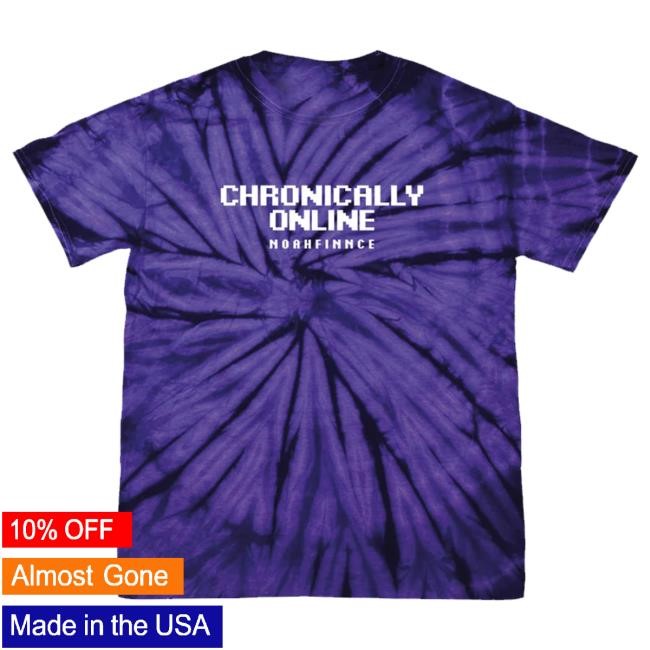 Noahfinnce Merch Chronically Online T-Shirt (Purple) Sweatshirt