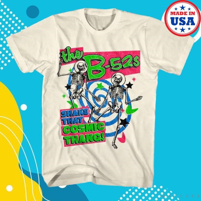 Official Societees Merch B52s Shake That Cosmic Thang New Shirt
