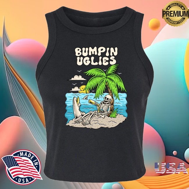 Bumpin Store Merch Women’S Skeleton Beach Hoodie Black