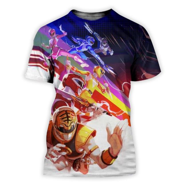 Trending Mighty Morphin Power Rangers 113 Cover All Over Print Hoodie Sweatshirt