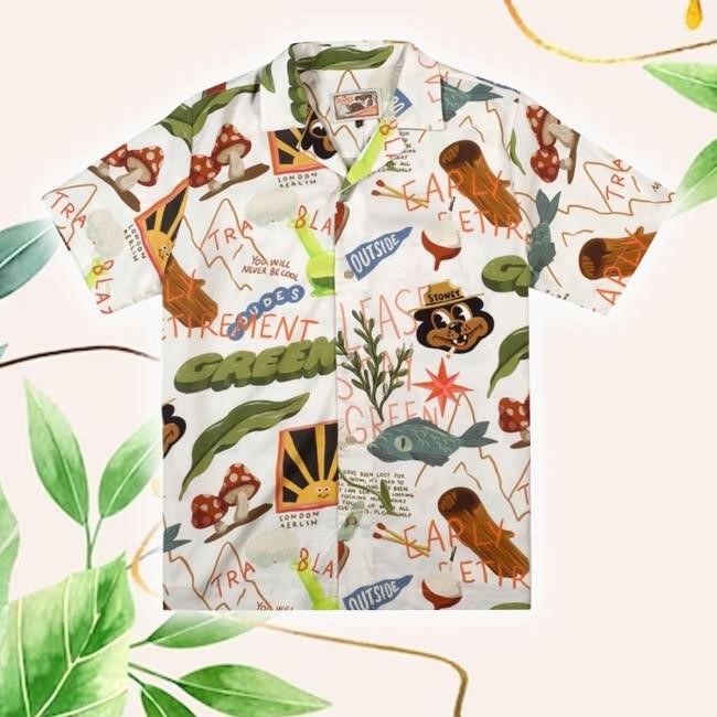 Skateshop The Dudes Treasure Trail 1 Hawaiian Multicolor Shirt