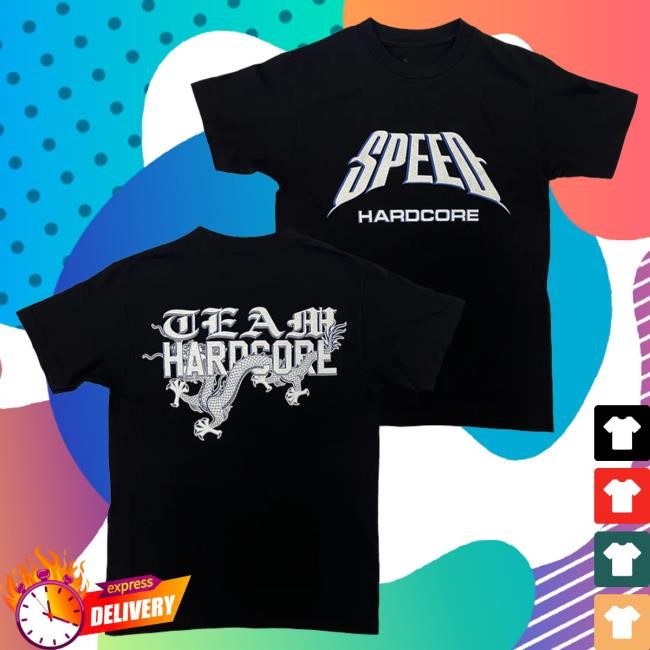 Official Gang Called Speed Merch Team Hardcore T-Shirt - Blue (Small Only) Funny Shirt
