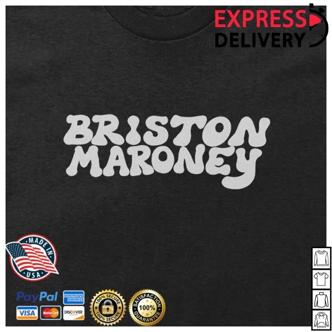 Briston Maroney Merch Black Briston Vintage Logo Long Sleeve T Shirt