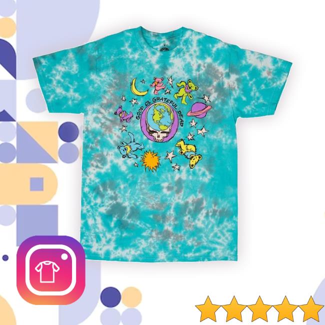 Grateful Dead All Around The World Tie Dye Hoodie
