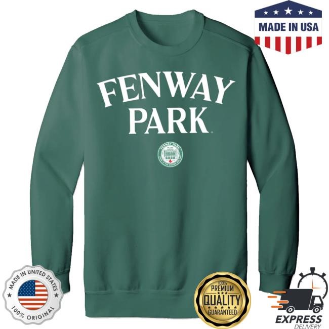 Official Jerseystreetstore Merch Ladies Fenway Coin Logo Crew - Willow Crewneck Sweatshirt