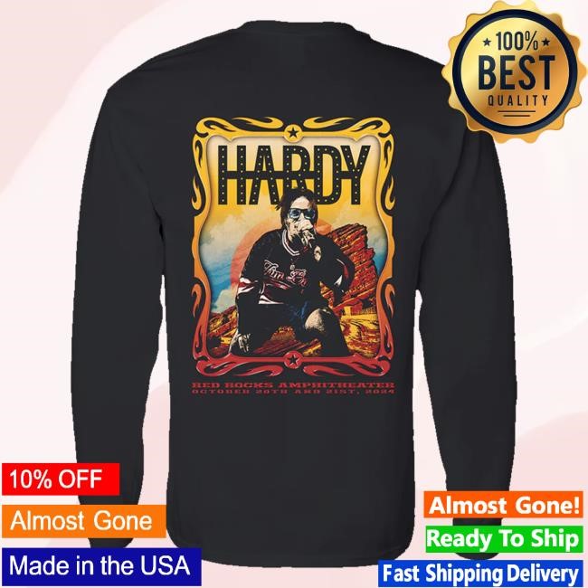Official Hardy Official Merch Red Rocks 2024 Shirts