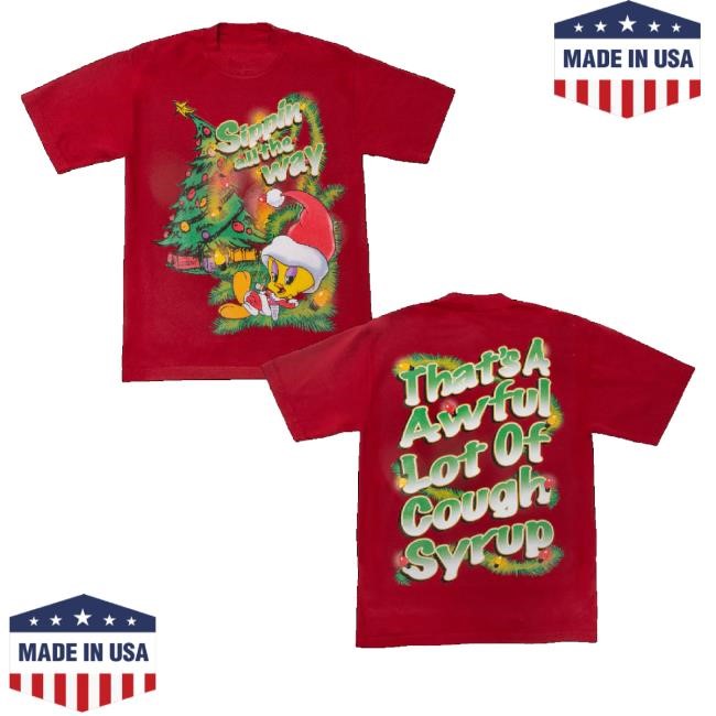 Trending That's A Awful Lot Of Cough Syrup Merch Sippin' Long Sleeve T Shirt