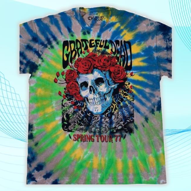 Official Liquid Blue: Bertha 77 Td Grateful Dead Shirts
