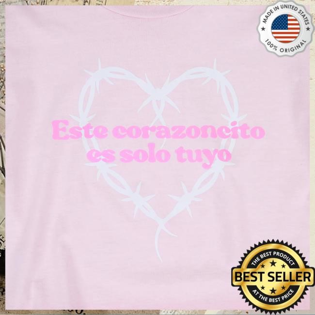 Shop Karol G Merch Este Corazoncito Es Solo Tuyo Long Sleeve T Shirt