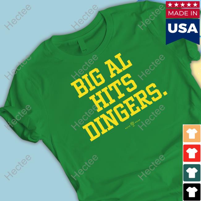 Rotowear Big Al Hits Dingers Tee
