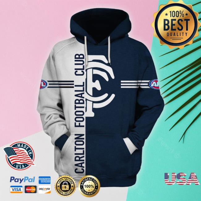 Carlton Football Club Limited Edition 3D All Over Printed Shirts For Men & Women Funny