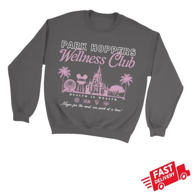 The Lost Bros Merch Store Park Hoppers Wellness Club Zip Hoodie