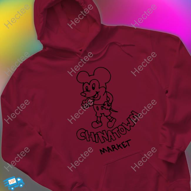 Cam Johnson Wearing Mickey Mouse Chinatown Market Hooded Sweatshirt Chinatown Market Shirt