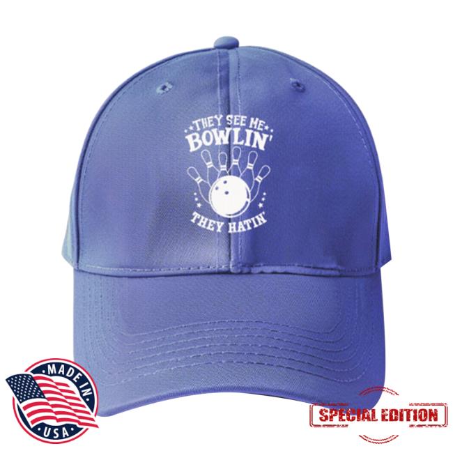 Rollin' Strikes Unleash Your Bowling Spirit Solid Color New Hat