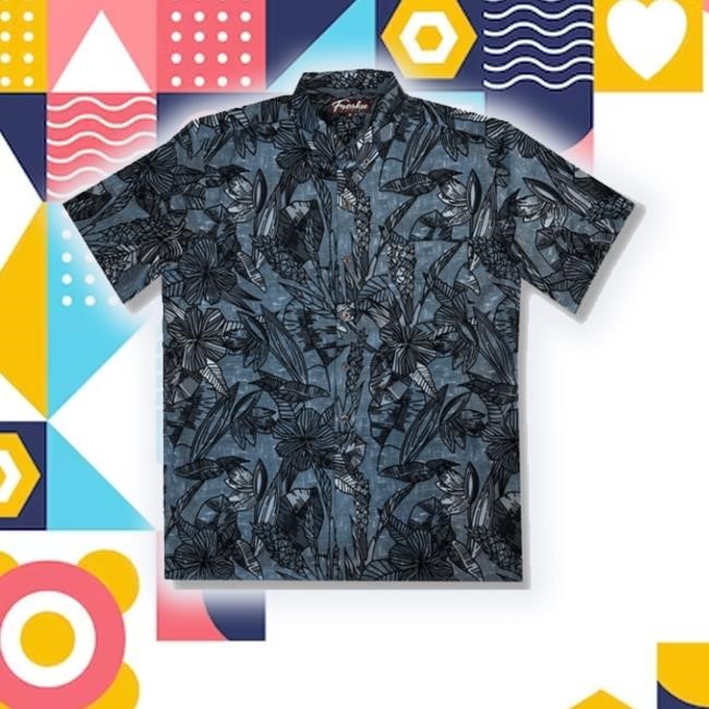 Slate Ginger Paradise -New Flexible Box Fit Tee
