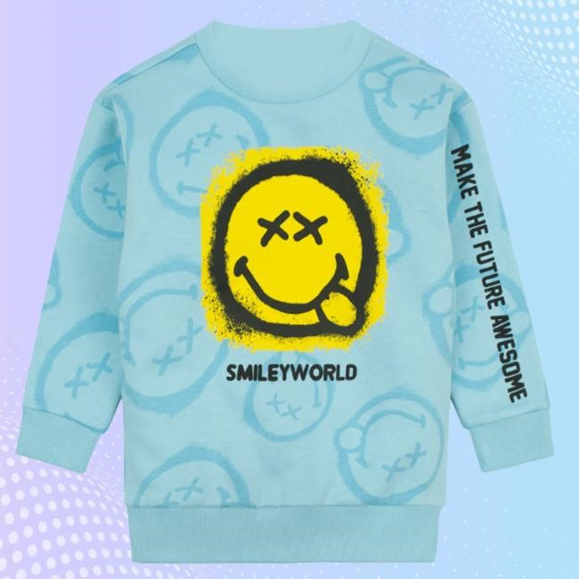 Official Stone Harbor Merch Boys Fleece Smiley Hoodie