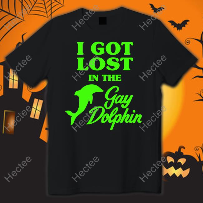 Alestorm Merch I Got Lost In The Gay Dolphin Tee Shirts