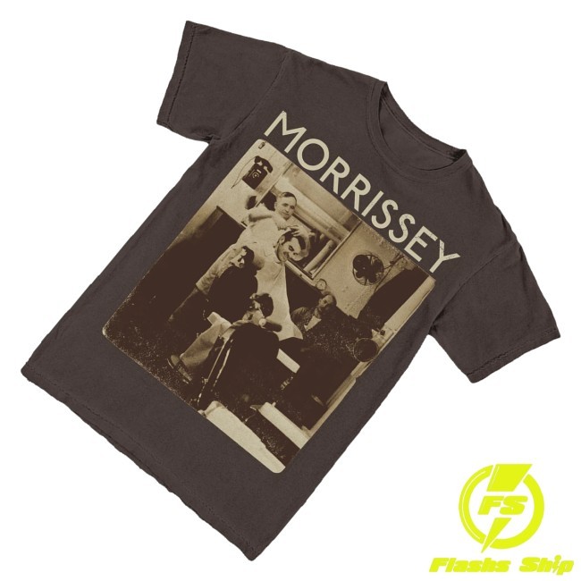 Morrissey Store Merch Barbershop T-Shirt, Hoodie, Tank Top, Sweater And Long Sleeve T-Shirt Brown