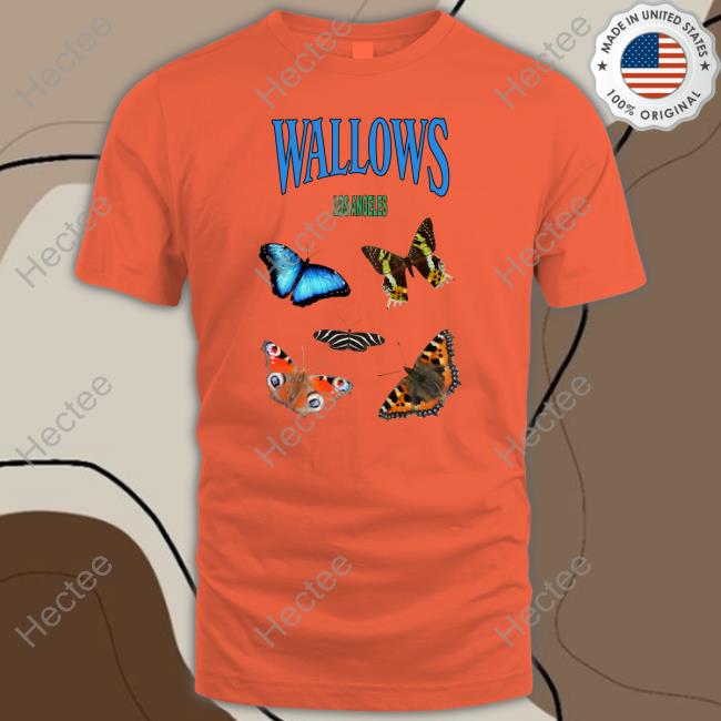 Wallows Music Merch Wallows Butterflies Tee Wallows Butterflies Long Sleeve