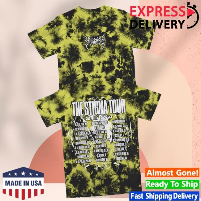 Wage War Merch Store Tie Dye Stigma Tour Funny Shirt