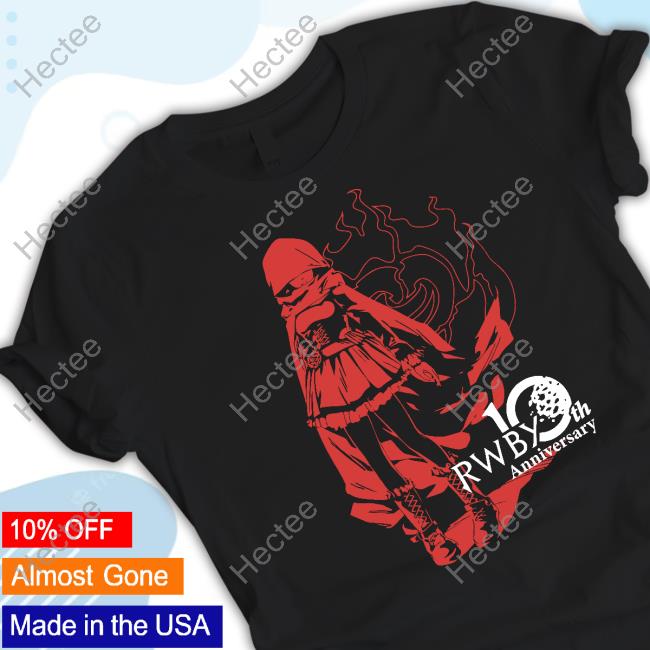 Roosterteeth Merch Rwby 10Th Anniversary Tee