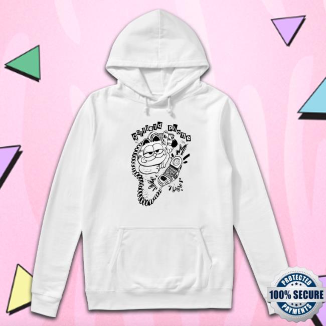 Official Garfield Phone Sweatshirts Official Garfield Phone Sweatshirts