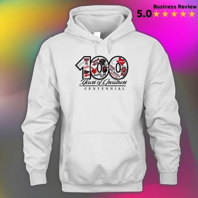 Texas Tech 100 Years Of Greatness T-Shirt Texas Tech 100 Years Of Greatness Tee