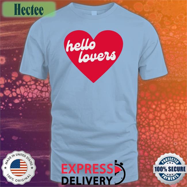 Niall Horan Merch Hello Lovers Heart Tee Shirt