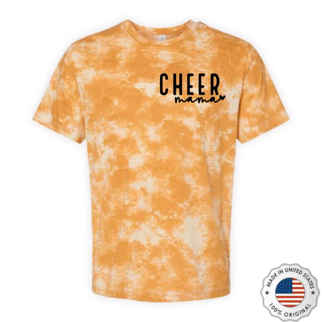 Official Proshop Tie Dye Hoodie Sweatshirt Cheer Momma Gold