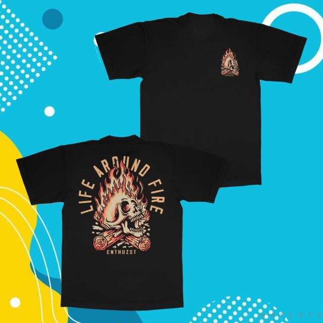 Enthuzst Merch Shop Store Official Life Around Fire Tank Top